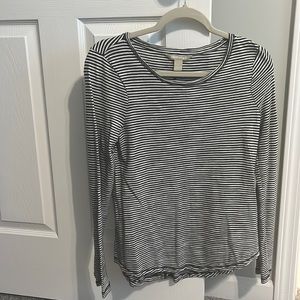 Banana Republic long sleeved striped shirt.